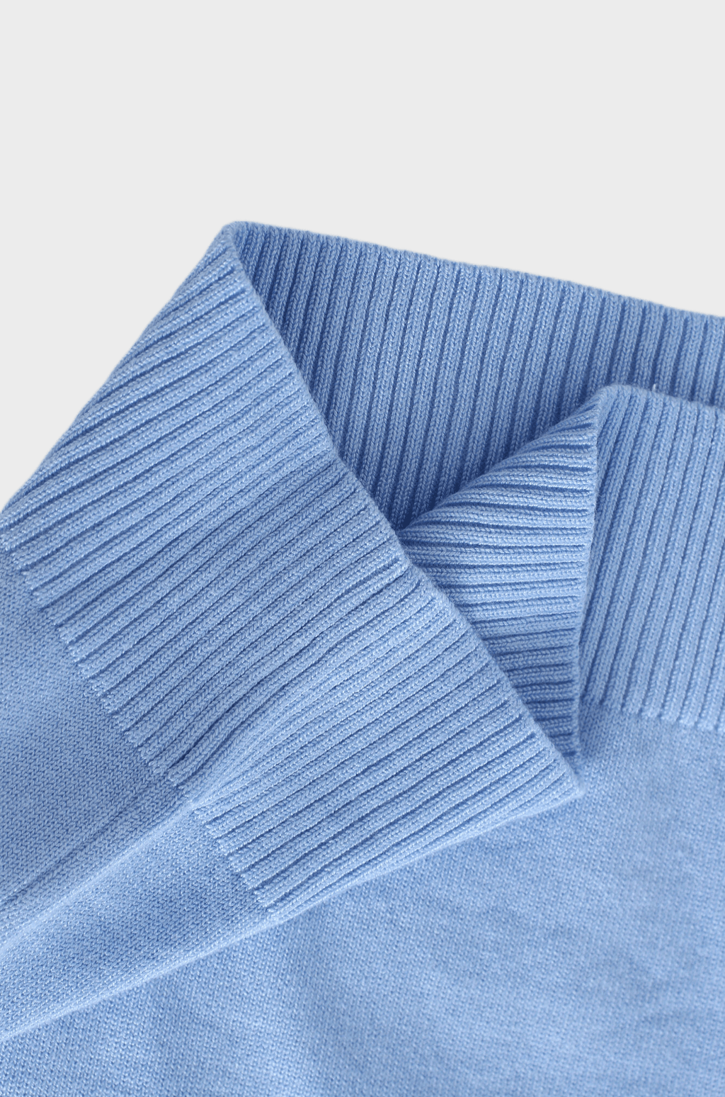 Basic Crew Sweater 3Q-Periwinkle-4