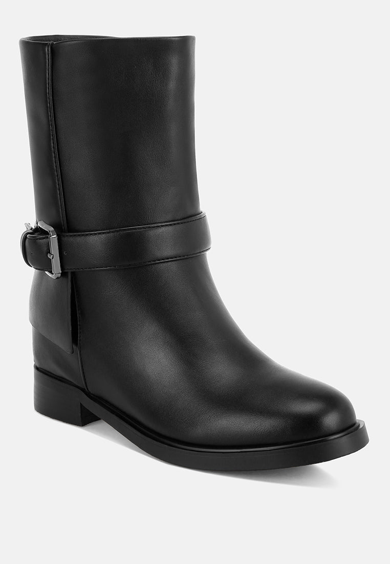 Tall & Taken Concealed Low Block Heel Boots-1
