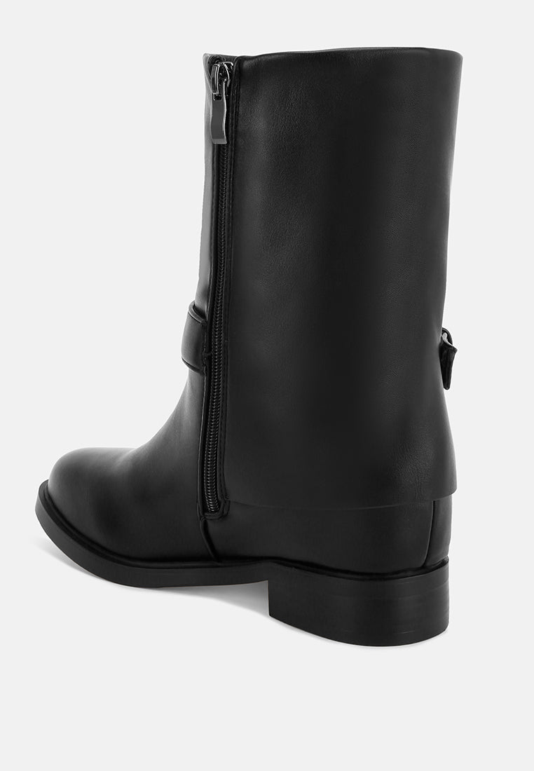 Tall & Taken Concealed Low Block Heel Boots-2