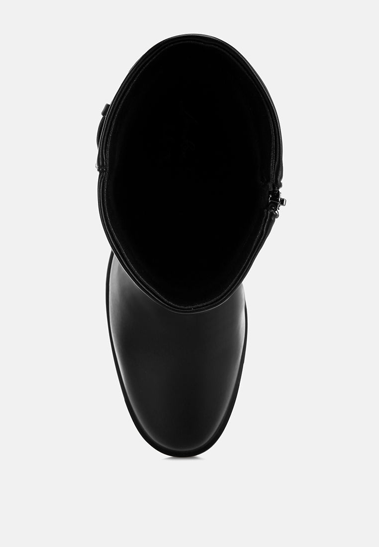 Tall & Taken Concealed Low Block Heel Boots-3