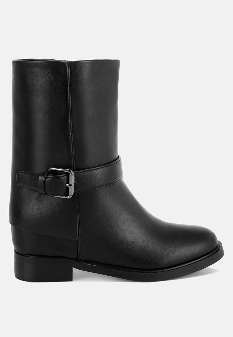 Tall & Taken Concealed Low Block Heel Boots-0