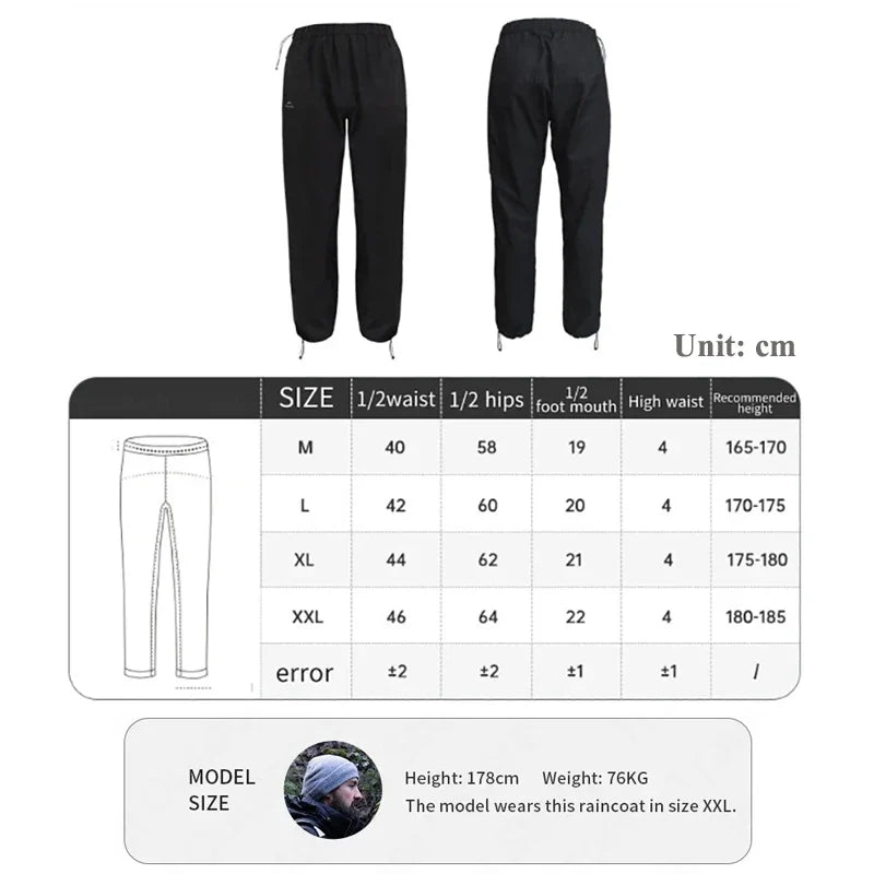 Drawstring Hiking Overtrousers