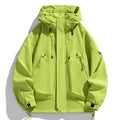 Men's Hooded Zip-Front Windbreaker