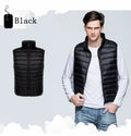 Men Sleeveless Warm Vest Ultra Light down Vest Man Winter Solid Sleeveless Jacket Men'S Lightweight Waterproof Vests