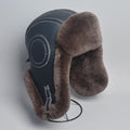 2026 New Men'S 100% Natural Rex Rabbit Fur Bomber Hats Winter Russian Man Warm Real Sheepskin Leather Hat Male Real Fur Caps