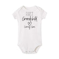 First Grandchild Coming Soon Announcement Newborn Baby Bodysuits Funny Boy Girl Short Sleeve Jumpsuit Gift for New Grandparents