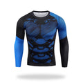 Men Sport T-Shirt Quick Dry Bodybuilding Running Shirt Long Sleeve Compression Top Gym T Shirt Men Fitness Tight Long Shirt