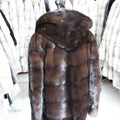 Real Mink Fur Coat Natural Women Winter Long Leather Jacket Luxury Female Clothes 2023 Mink Fur Coat Women Promotion