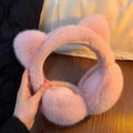 Soft Plush Cute Cat Ears Keep Warmer Winter Earmuffs for Women Men Fashion Outdoor Earflap Protection Ear-Muffs Ear Cover