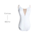 Women Ballet Leotards Dance Bodysuits Ballerina Girls Soft Nylon Aerialist Yoga Gymnastics Leotard Black Ballet Dancing Costumes