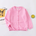 Red Sweater Cardigans for Kids Baby Clothes Toddler Boy Girl School Cardigan Cotton Korean Girls Knitwear Infantil Clothing Bebe