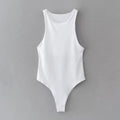 2025 Summer Solid Sexy Bodycon Women Bodysuits Female 8 Color Green Slim Casual Bodysuit Chic Lady Club Short Playsuits Femme