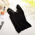 2025 Sexy Basic Lace Camisole Summer Knit Tank Top Women V Neck Camisole Female Camis High Elasticity Top Casual Tank Tops
