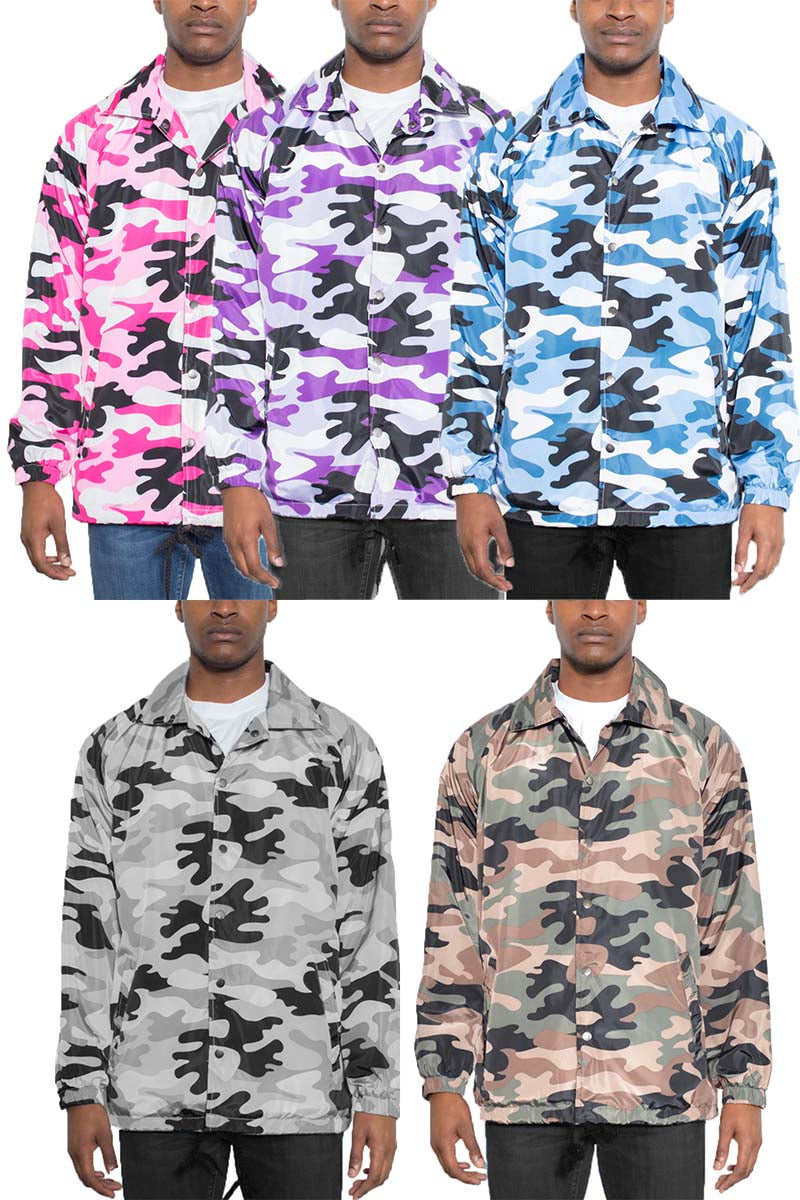 Camo Coachs Jacket