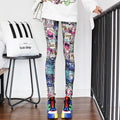 Fashion Leggings Sexy Casual Highly Elastic and Colorful Leg Warmer Fit Most Sizes Leggins Pants Trousers Woman'S Leggings