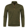 Autumn Men'S Half Zipper Sweatshirts Long Sleeve Solid Color Pullover Turtleneck Streetwear Winter Warm Jacket Sport Coats