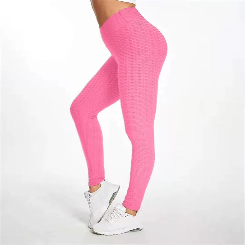 I-MOO Sexy Leggings Hip-Lifting Bubble Pants Women High Waist Fitness Leggings Gym Sport Push up Leggings Women Workout Yoga
