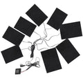 3 Levels Electric Cloth Heater USB Heating Pads Outdoor Thermal Winter Heating Vest Pads Vest Heater for DIY Heated Clothing