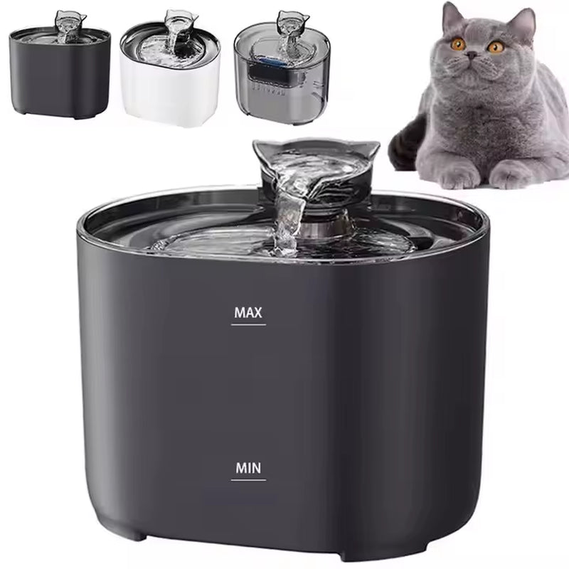 New Model Cat Drinking Machine a Circulating Filtration and Flow Intelligent Pet Water Dispenser