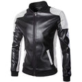 2026 Top Quality Fashion Men White Leather Jackets and Coats Pu Match Color Overcoat M-5XL AYG94
