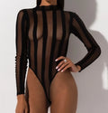 2024 New Spring Bodysuits Women Top Fashion Black Turtleneck Playsuits One Piece Sexy Clubwear Outfits White Short Jumpsuit