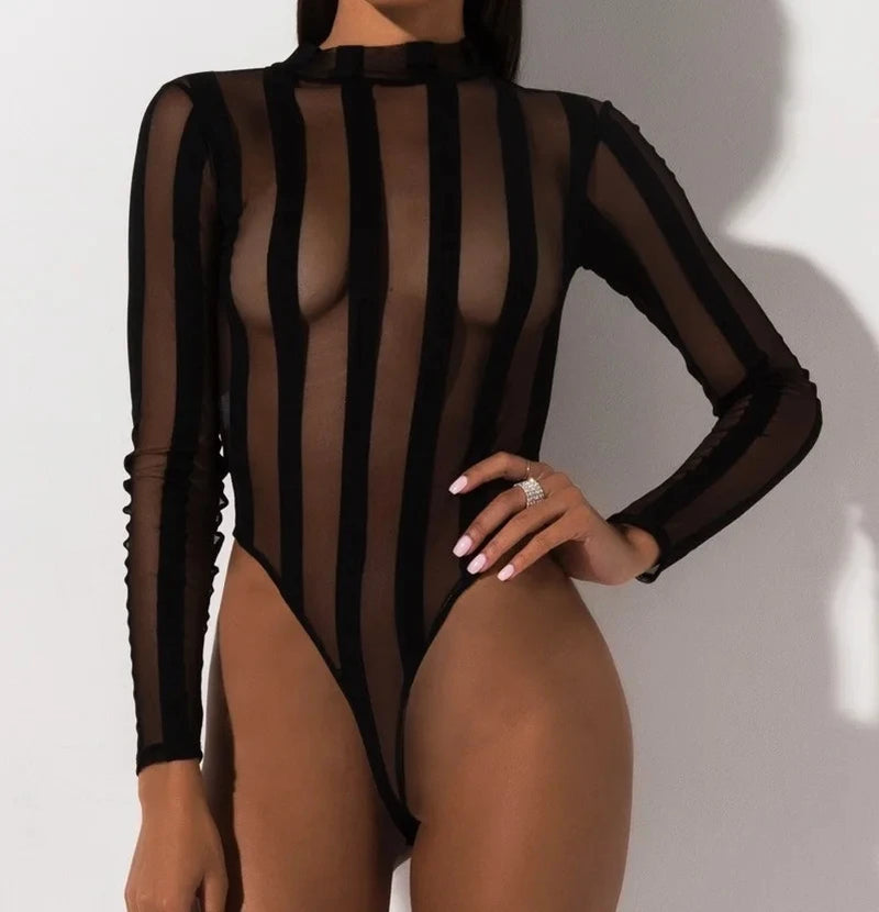 2024 New Spring Bodysuits Women Top Fashion Black Turtleneck Playsuits One Piece Sexy Clubwear Outfits White Short Jumpsuit