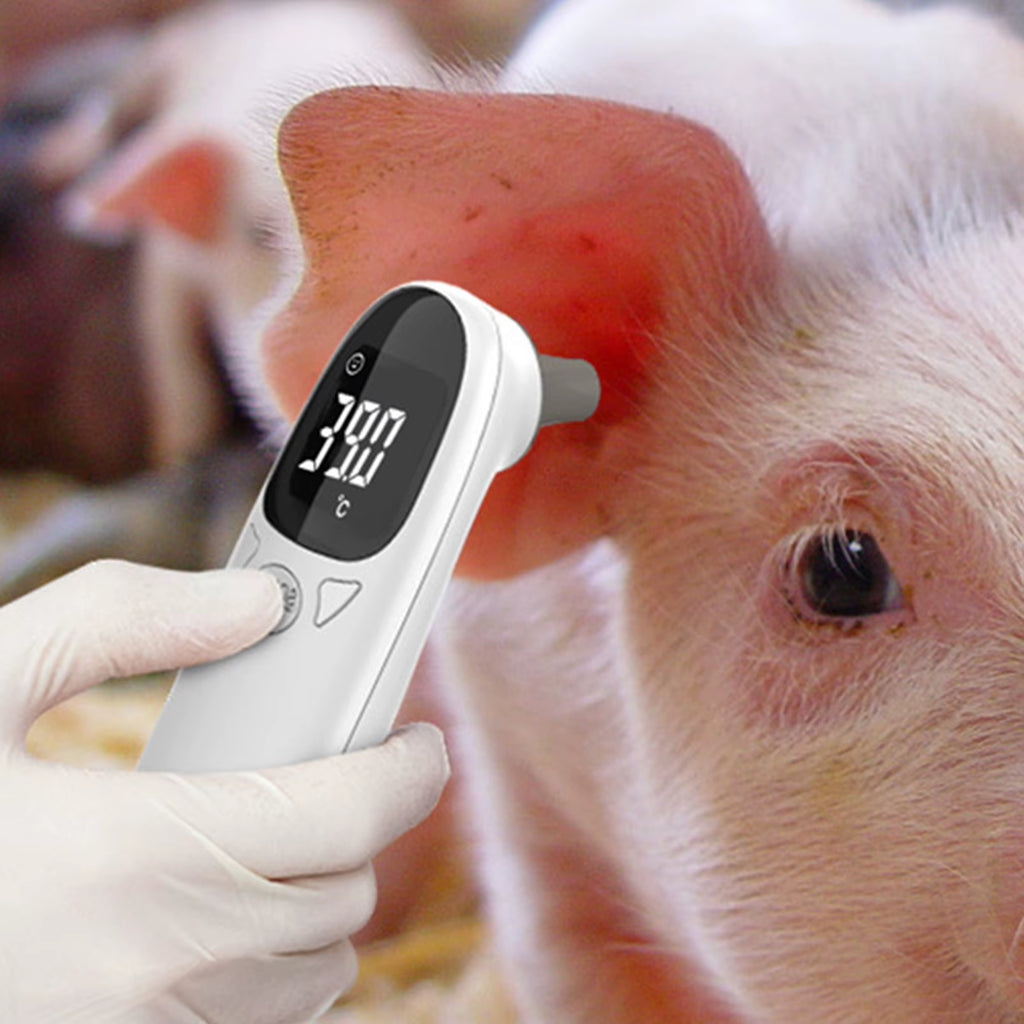 Cat Thermometers Ear Cat Dog Tech Supplies Puppy Thermometers Fever Detection Device for Pet High-Precision Accurate Led Display