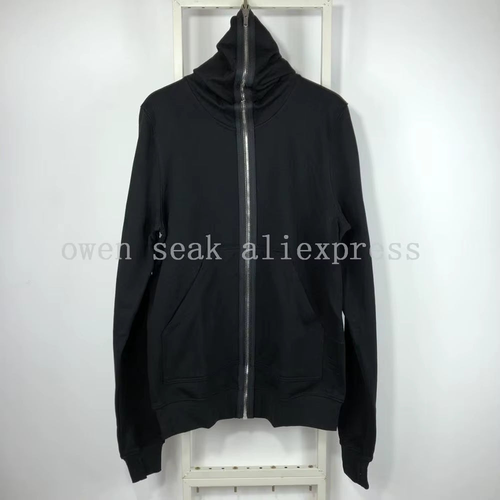 21Ss  Men Hoodies Sweatshirts Gothic Style Men'S Clothing Classic Autumn High Street Hip Hop Women Solid Black Hoodies