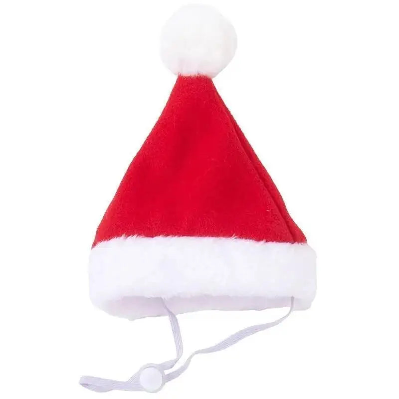 Cat Christmas Costume Santa Cosplay Funny Transformed Cat Dog Pet Xmas Cape Winter Dress up Clothes Red Scarf Cloak Props Decor