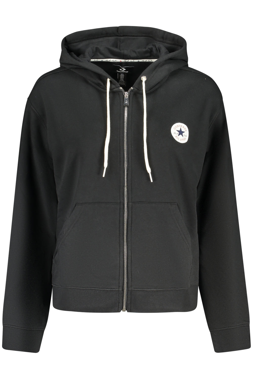 Converse Women's Zip-Up Hoodie Black