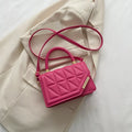 2026 New Fashion Shoulder Bag Plaid PU Leather Ladies Handbags Designer Crossbody Bags for Women