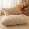 1 Pc Waterproof Quilted Pillowcase Solid Color Pillow Cover Case 48X74Cm Pillowsham