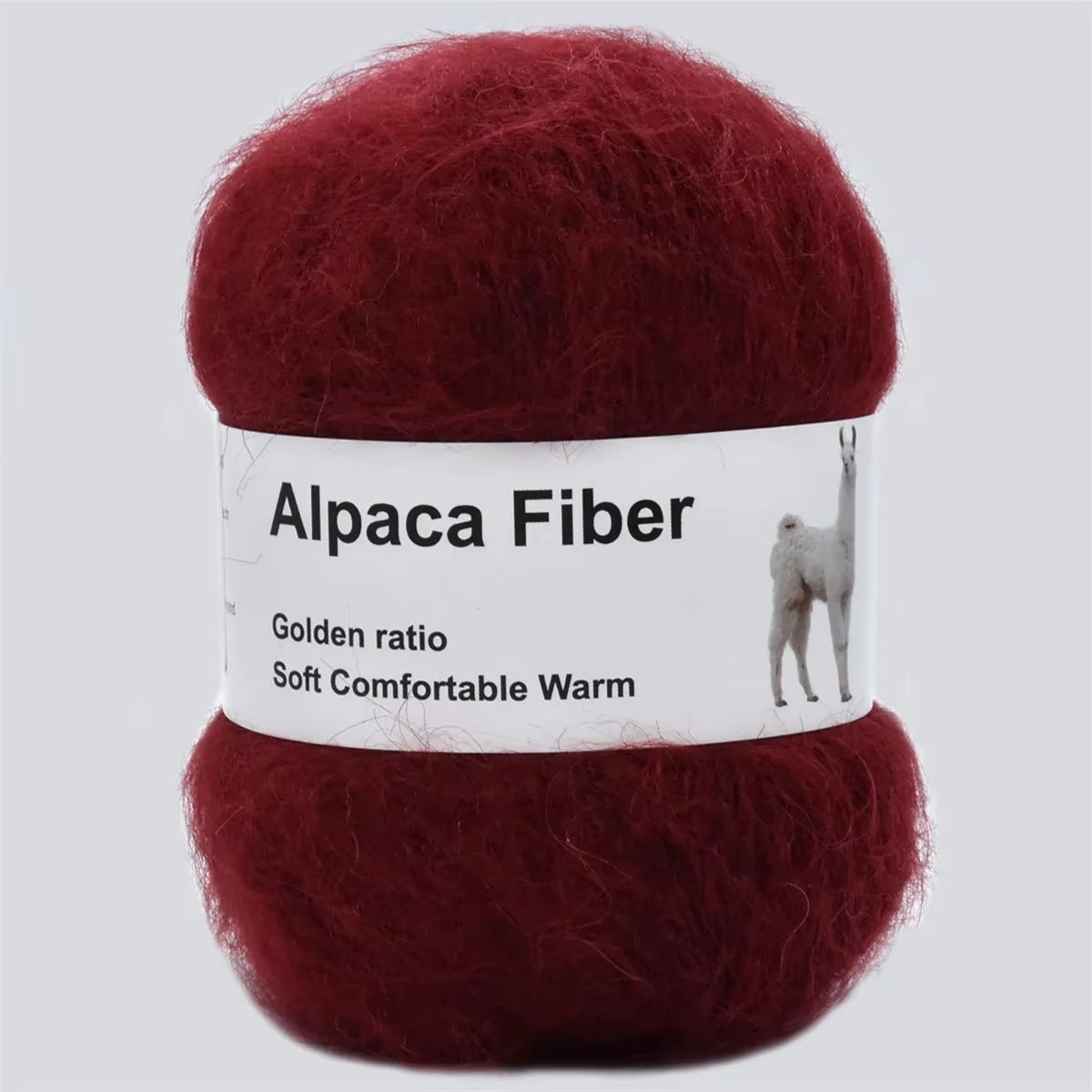 1Pcs 50G Alpaca Mohair Yarn Long Plush Thick Crochet Wool Yarn for Knitting Scarf Baby Sweater Summer Winter Thread 380M/416Yd