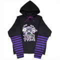 Autumn Kawaii Clothes Women Lolita Anime Cartoon Long Sleeve Hoodies Harajuku Egirl Hooded Sweatshirt Emo Grunge Tee Top Alt Y2K