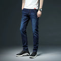 2022 New Men'S Skinny White Jeans Fashion Casual Elastic Cotton Slim Denim Pants Male Brand Clothing Black Gray Khaki