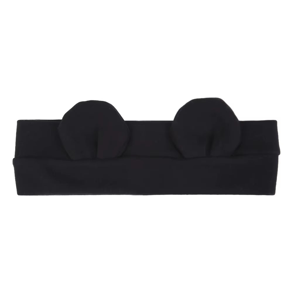 Cute Bear Ear Baby Headbands Korean Solid Elastic Hairbands Infant Boys Girls Hearwraps Soft Newborn Fall Winter Turban Headwear