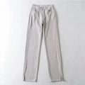 Washed Denim Pants Jeans Women Boyfriend Jeans Casual Pants Split Long Pants Bottom Black Jeans