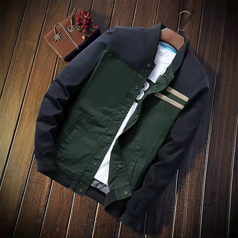 Autumn Mens Bomber Jacket Fashion Male Streetwear Hip Hop Pilot Windbreaker Coats Men Sports Baseball Coats Clothing 5XL