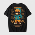 Bear print cotton t-shirt