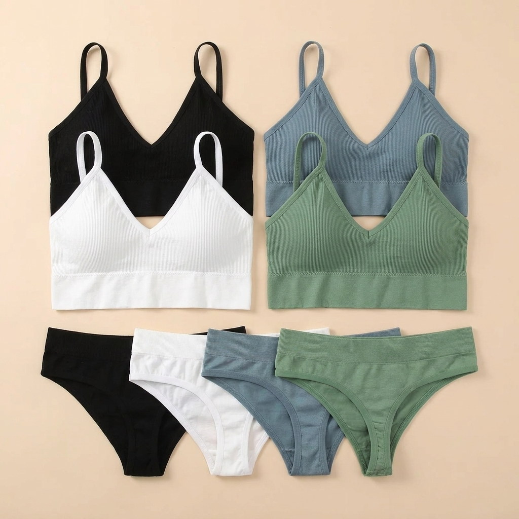 Bralette and panty set