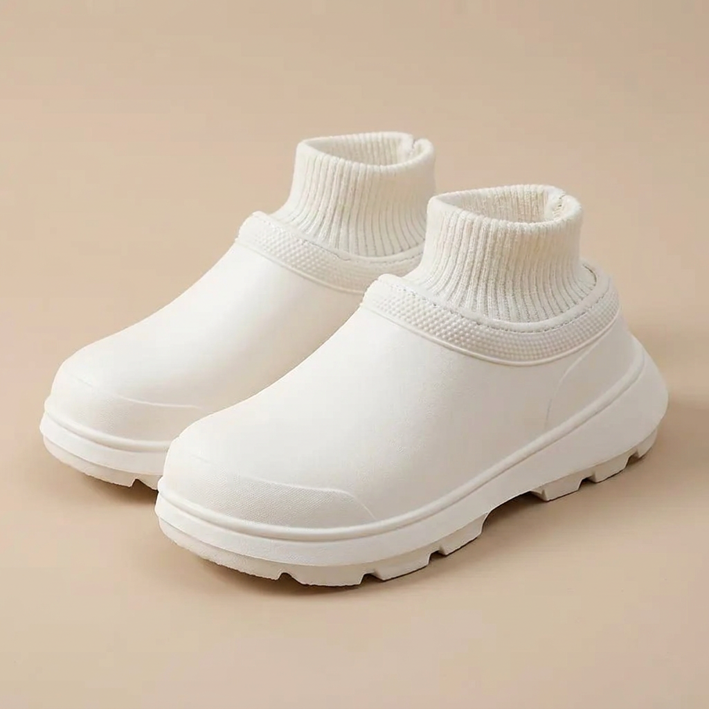 Warm waterproof cotton slippers