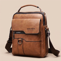 Men's leather crossbody shoulder bag