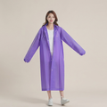 Hooded rain poncho