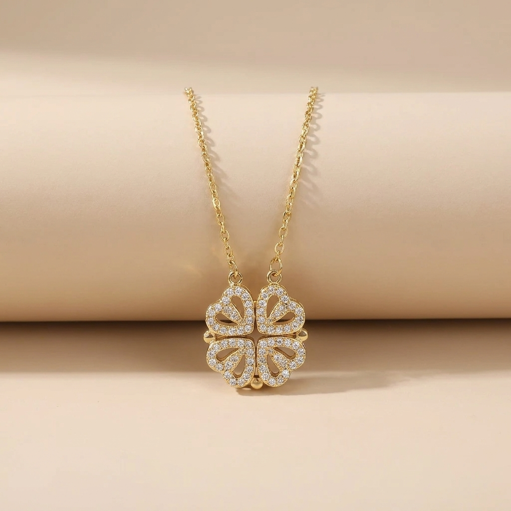 Four leaf clover necklace