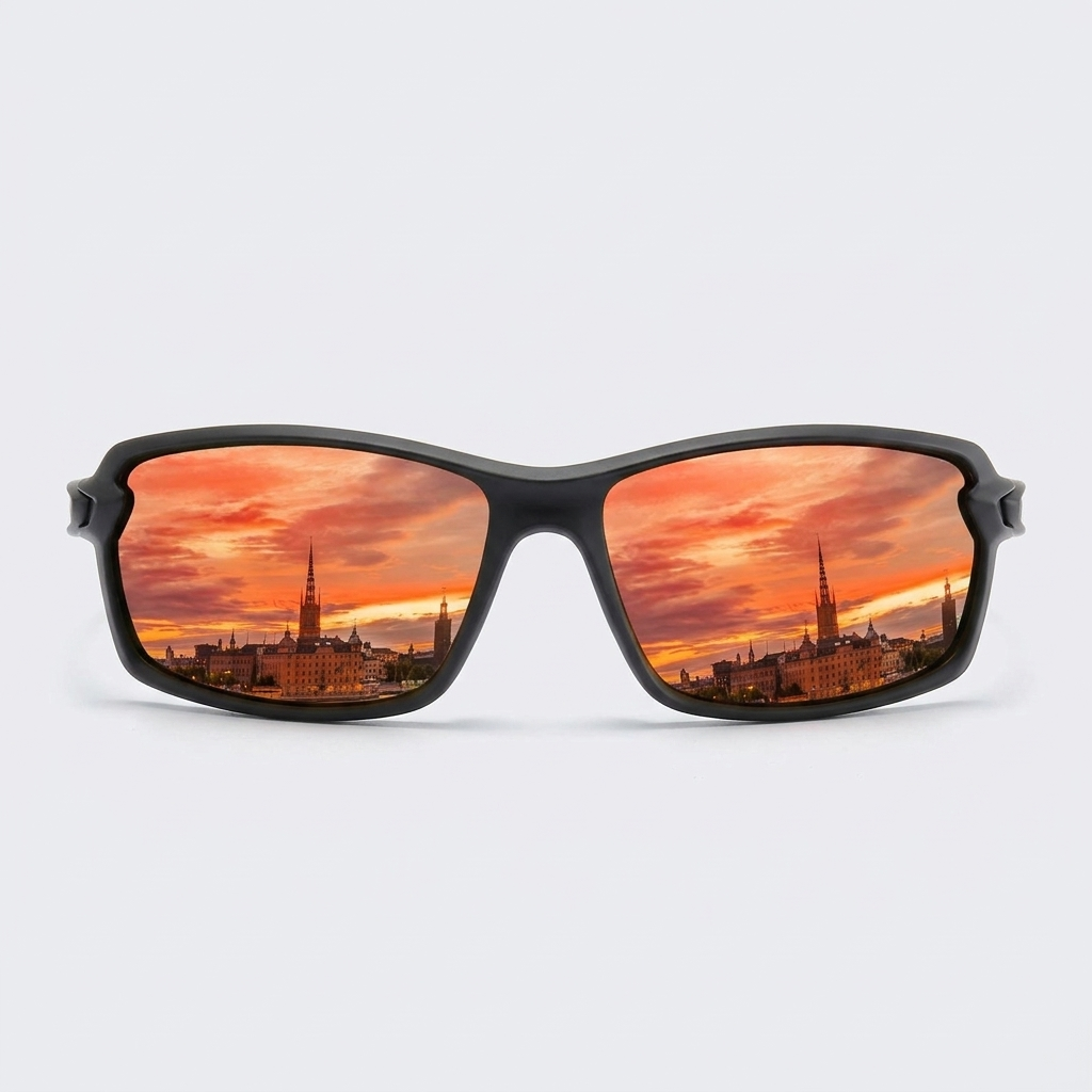 Colorful polarized sports sunglasses