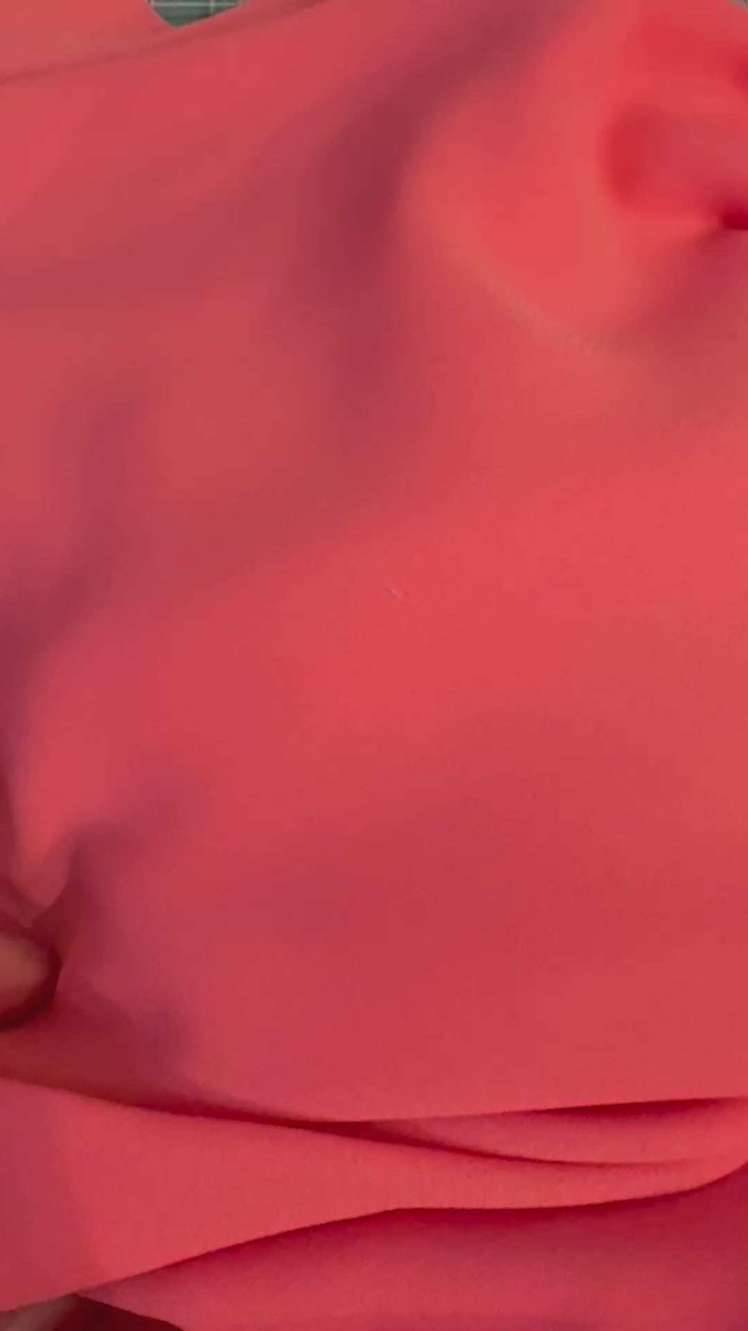 Less of a Problem - Oversized Coral Rayon Scrunchie (XXL)