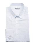 White solid Color Pure linen shirt-0